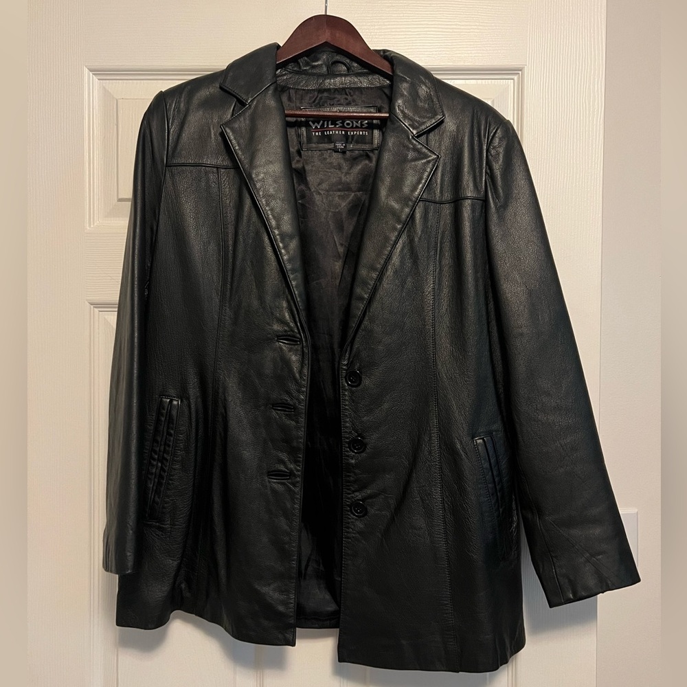 Wilson's Leather Black Jacket